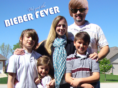 bieber photoshop. We got the Bieber Fever